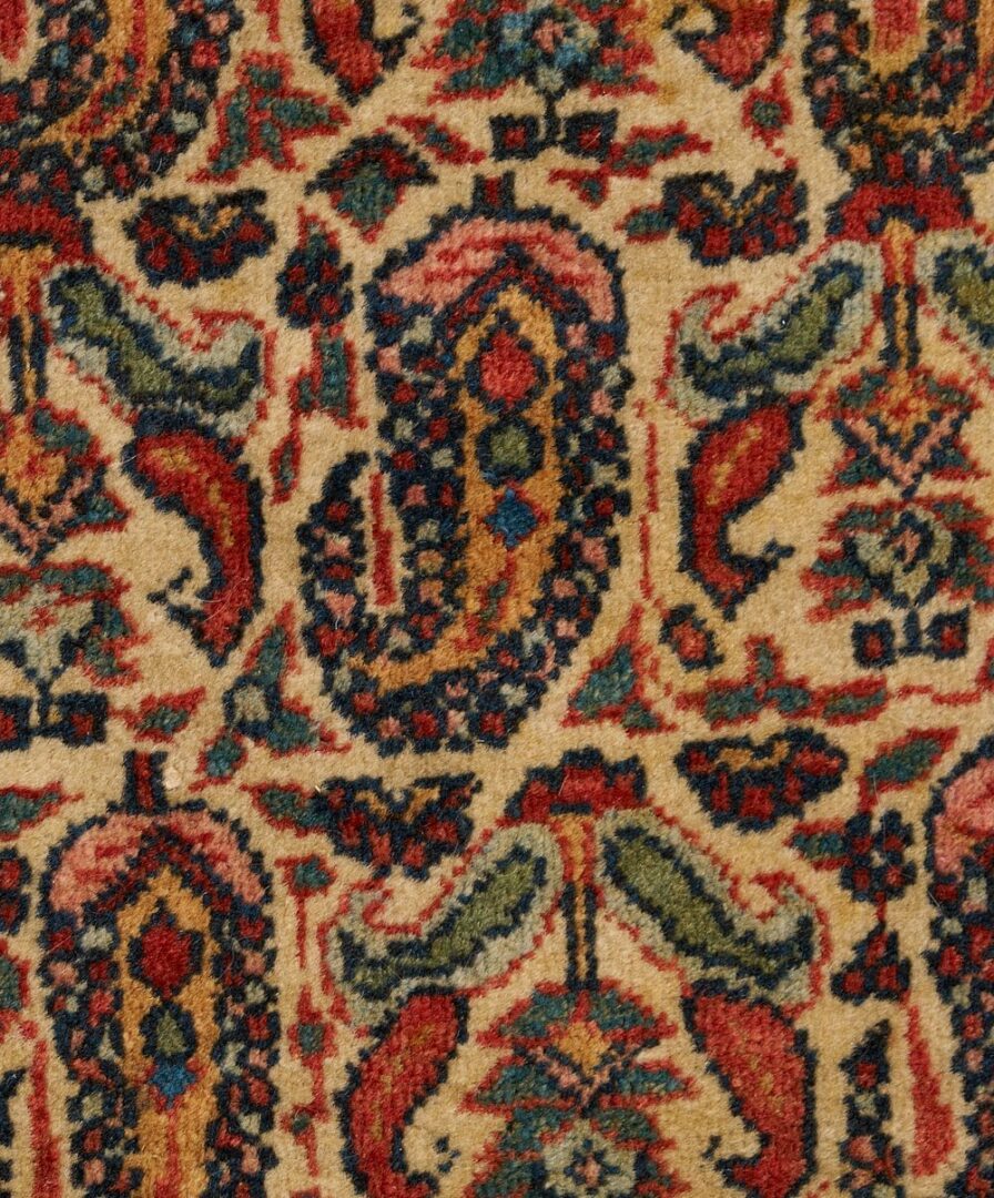 Lot 821: Persian Kashan Rug, Boteh Design