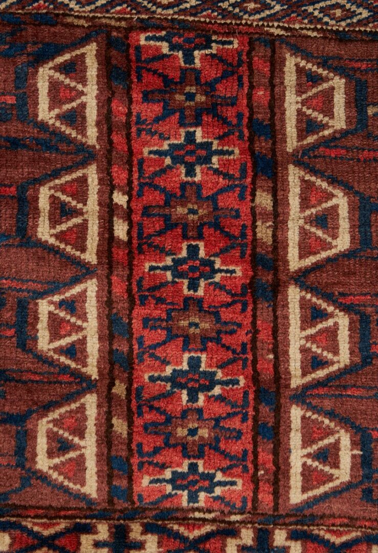 Lot 822: Antique Yomud or Yomut Turkmen Ensi Rug, 5' 6" x 4'Â 7"