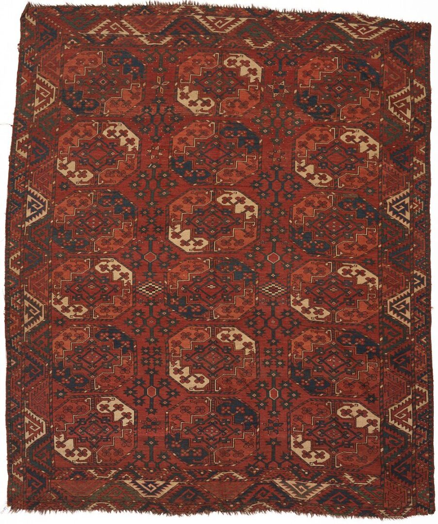 Lot 823: Antique Turkman Ersari Main Carpet