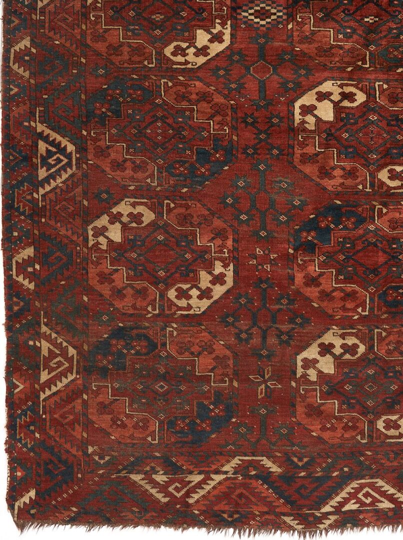 Lot 823: Antique Turkman Ersari Main Carpet