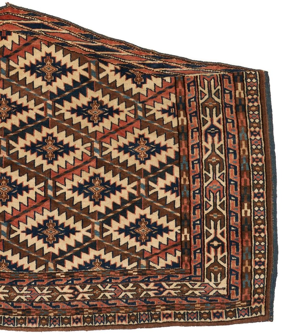 Lot 824: 2 Yomud or Yomut Asmalyk Turkestan Weavings