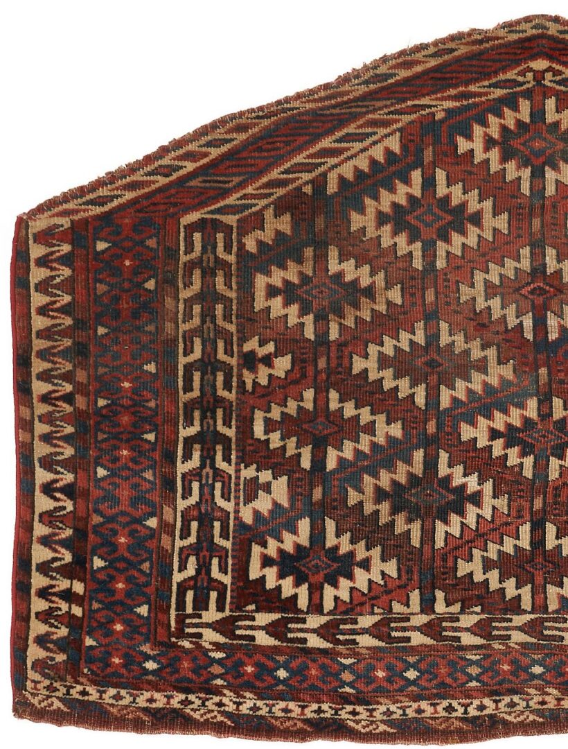 Lot 824: 2 Yomud or Yomut Asmalyk Turkestan Weavings