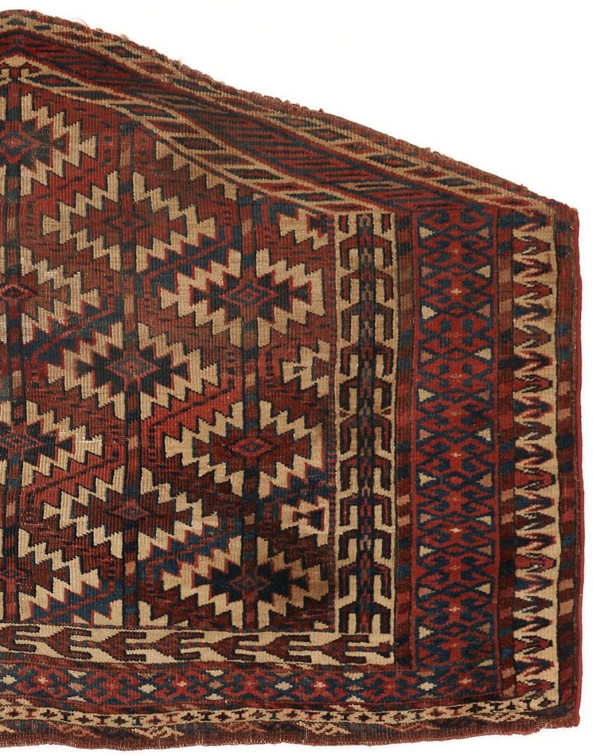 Lot 824: 2 Yomud or Yomut Asmalyk Turkestan Weavings