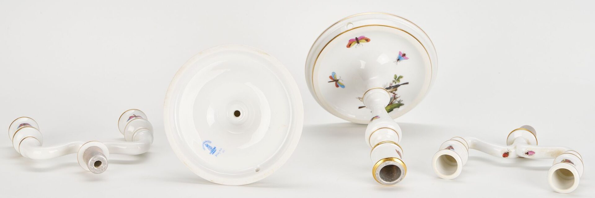 Lot 828: 17 pcs. Assorted Herend Porcelain incl. Rothschild Bird