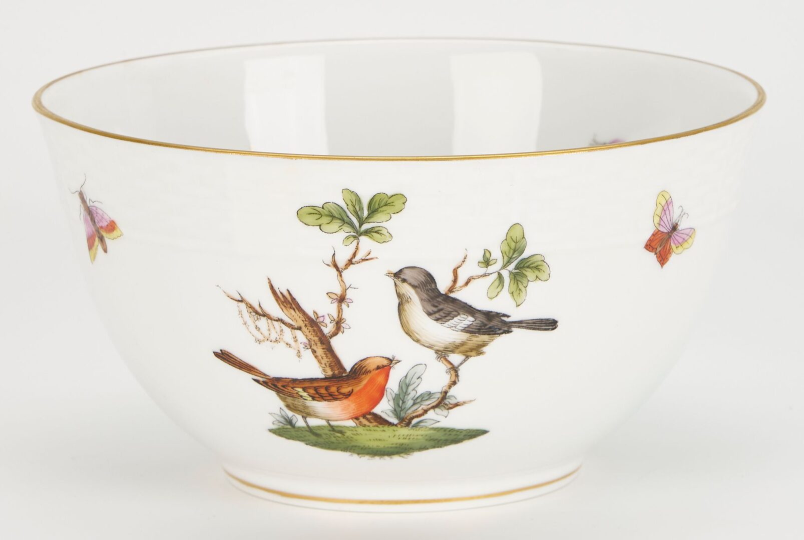 Lot 828: 17 pcs. Assorted Herend Porcelain incl. Rothschild Bird