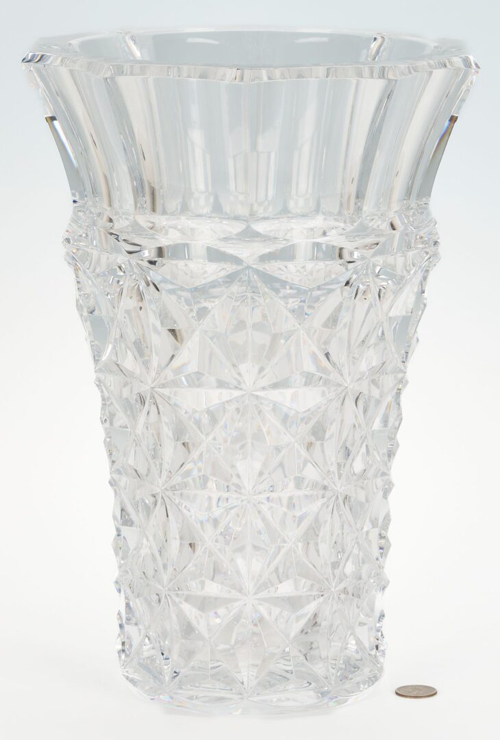 Lot 832: Large Baccarat Celimene Crystal Vase