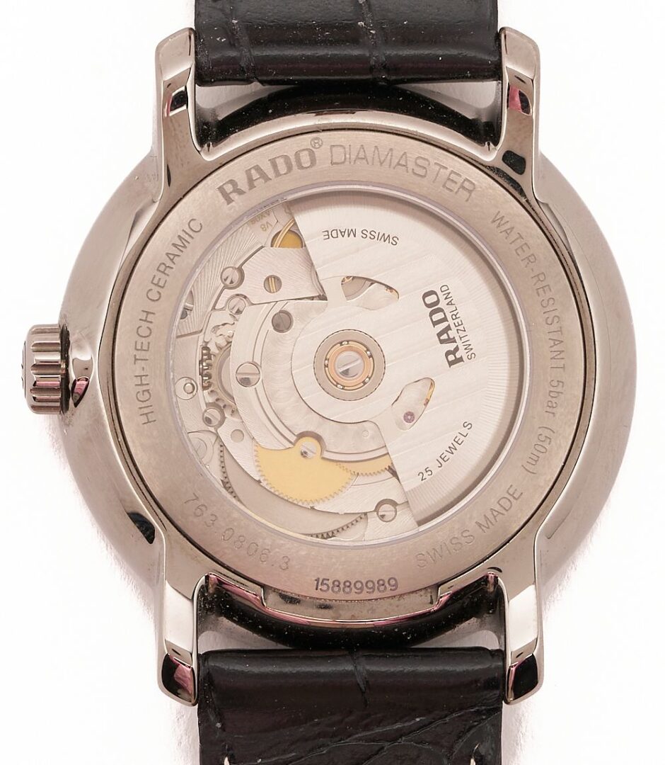 Lot 836: Rado DiaMaster Ceramic Wristwatch