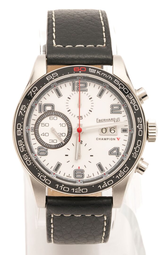 Lot 838: Eberhard Champion V Chronograph Wristwatch