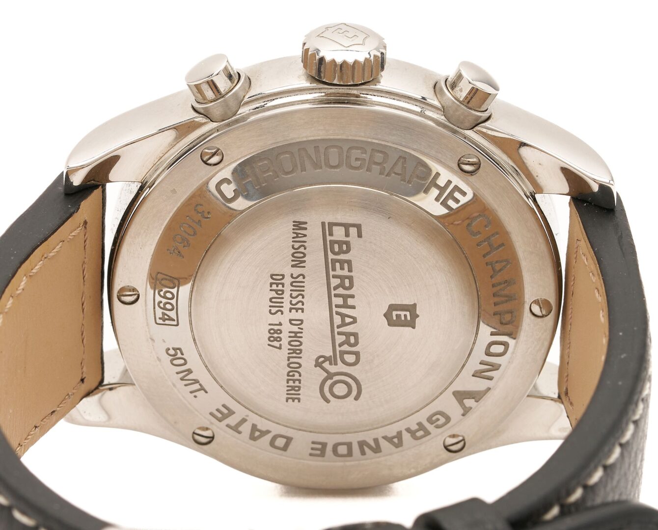 Lot 838: Eberhard Champion V Chronograph Wristwatch