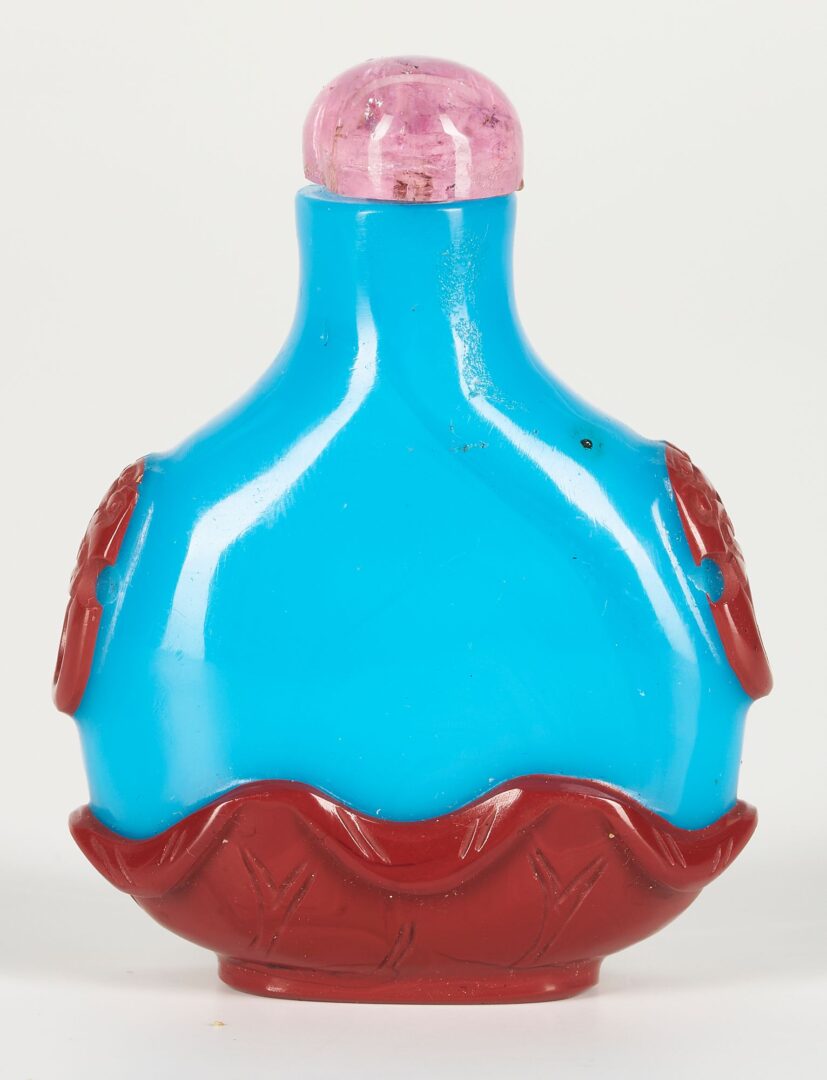 Lot 871: 8 Chinese Peking Glass Snuff Bottles