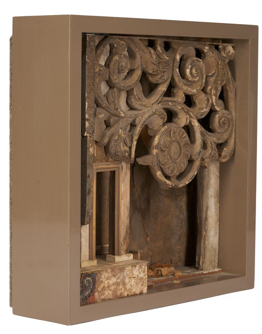 Lot 894: Peter Gabrielse Miniature Room Sculpture Box