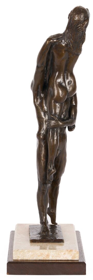 Lot 918: Contemporary Bronze Nude Figural, signed McGavock