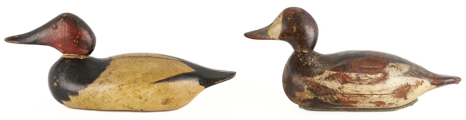 Lot 923: 4 Carved & Painted Duck Decoys, incl. Frank Resop