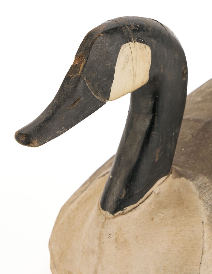 Lot 926: Canada Goose Decoy, Canvas Over Wire