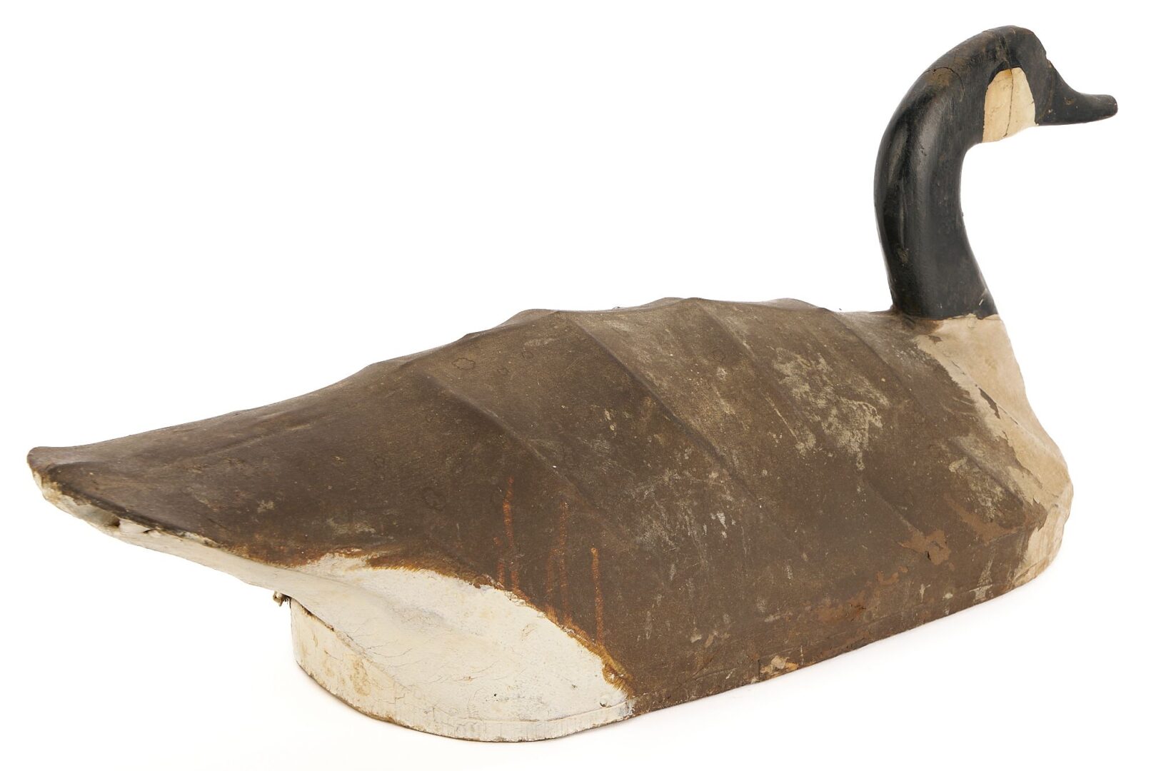 Lot 926: Canada Goose Decoy, Canvas Over Wire