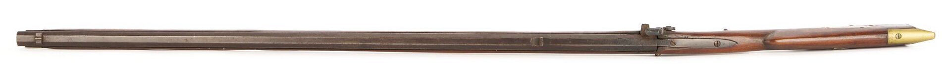 Lot 930: New York Full Stock .40 cal. Percussion Rifle,  R. P. Bruff