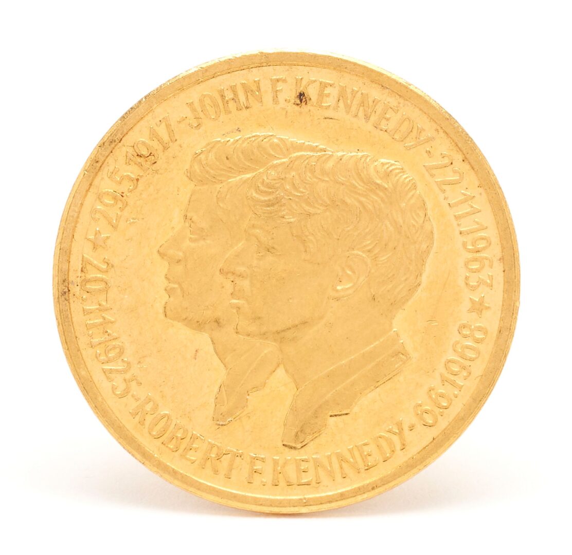 Lot 945: JFK & RFK Gold Coin