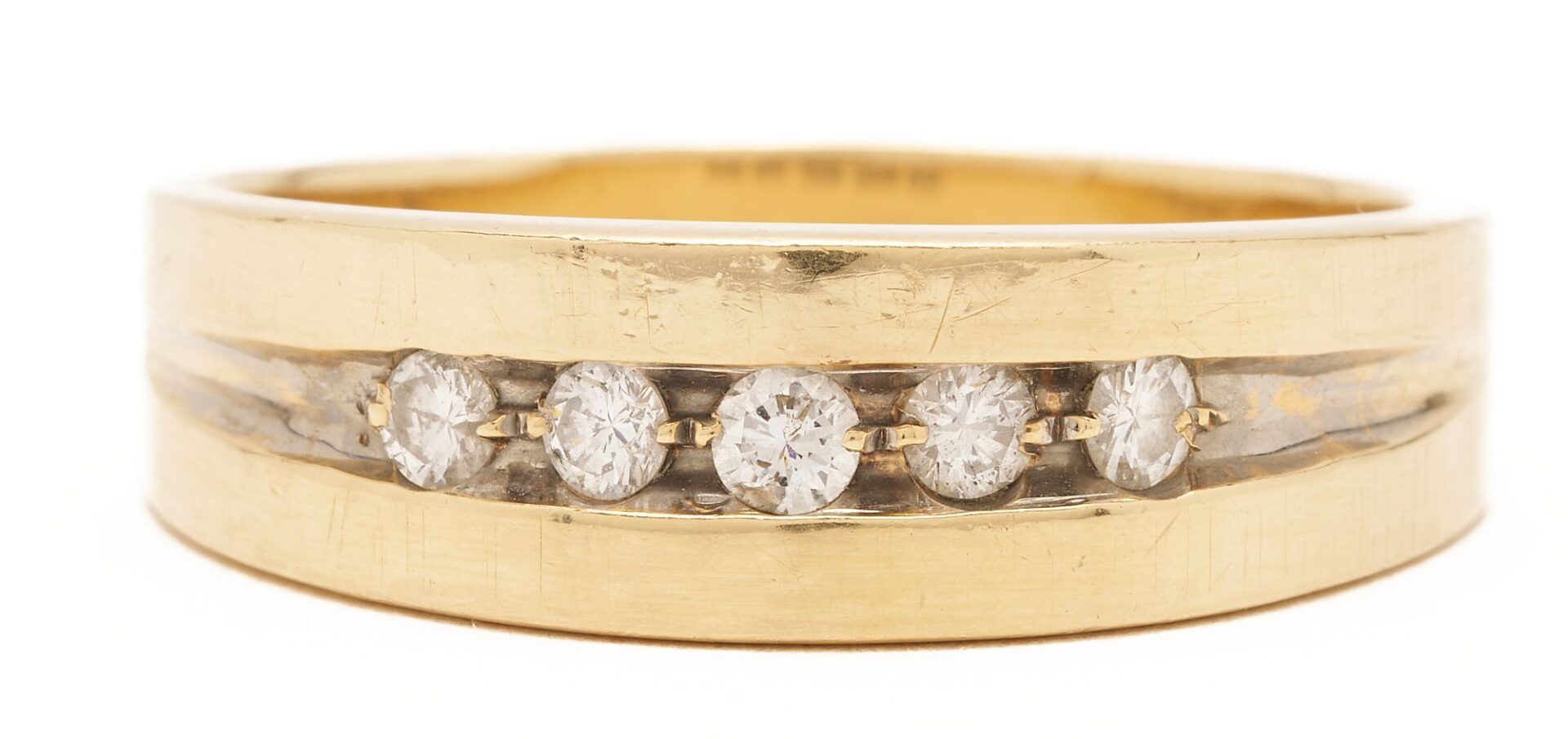 Lot 963: 14K Gold & Diamond Ring