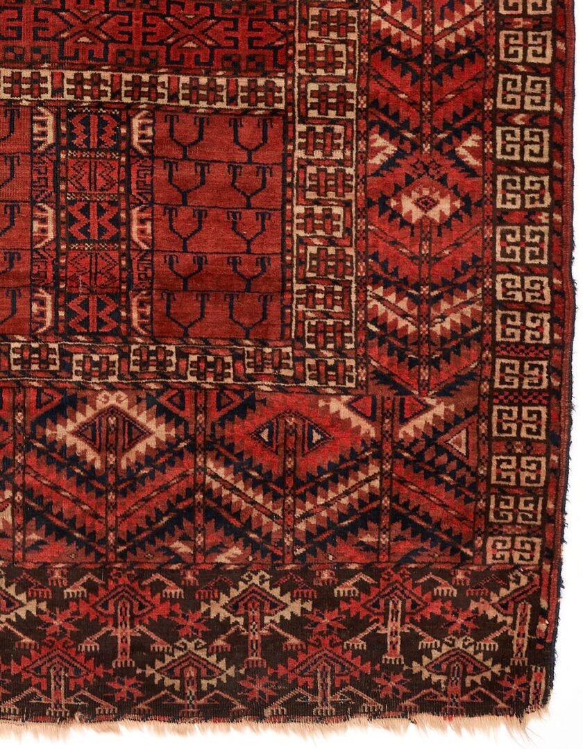 Lot 987: Antique YomudÃÂ or Yomut Turkmen Ensi Rug