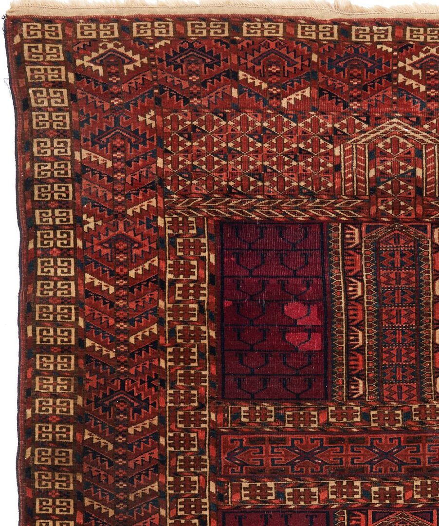 Lot 989: Antique Tekke Turkmen Ensi Rug