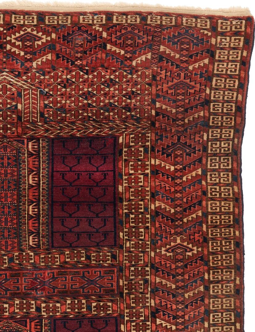 Lot 989: Antique Tekke Turkmen Ensi Rug