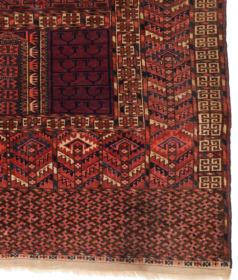 Lot 989: Antique Tekke Turkmen Ensi Rug