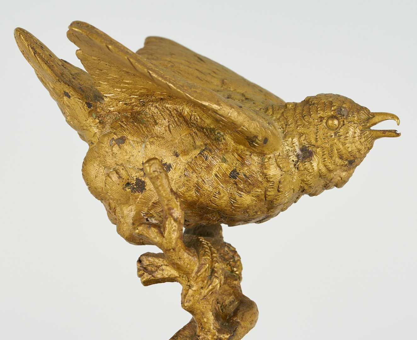 Lot 98: 3 Ferdinand Pautrot Bronze Bird Sculptures