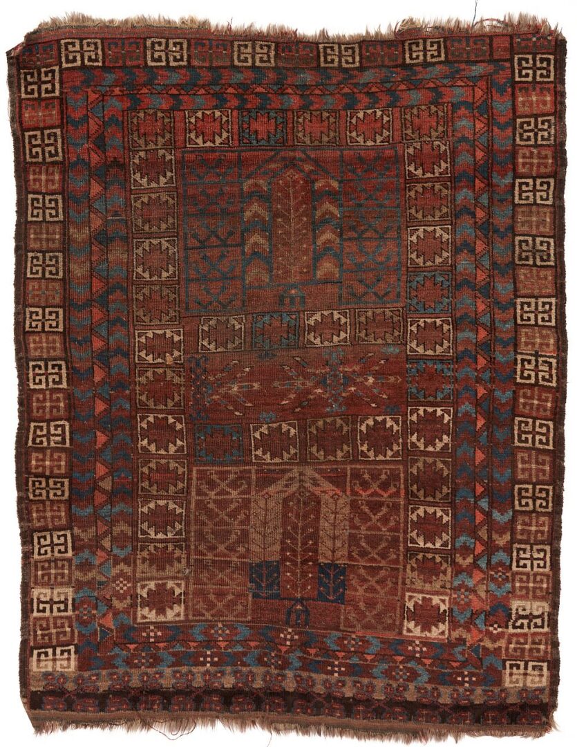 Lot 991: Antique Ersari Turkmen Ensi Rug