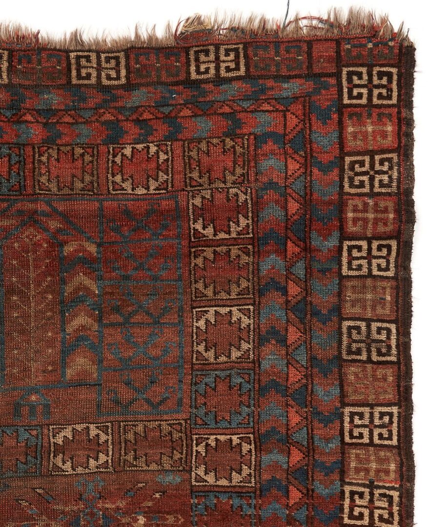 Lot 991: Antique Ersari Turkmen Ensi Rug