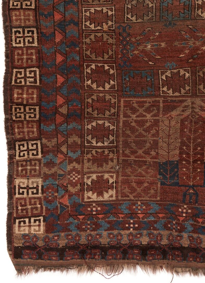 Lot 991: Antique Ersari Turkmen Ensi Rug