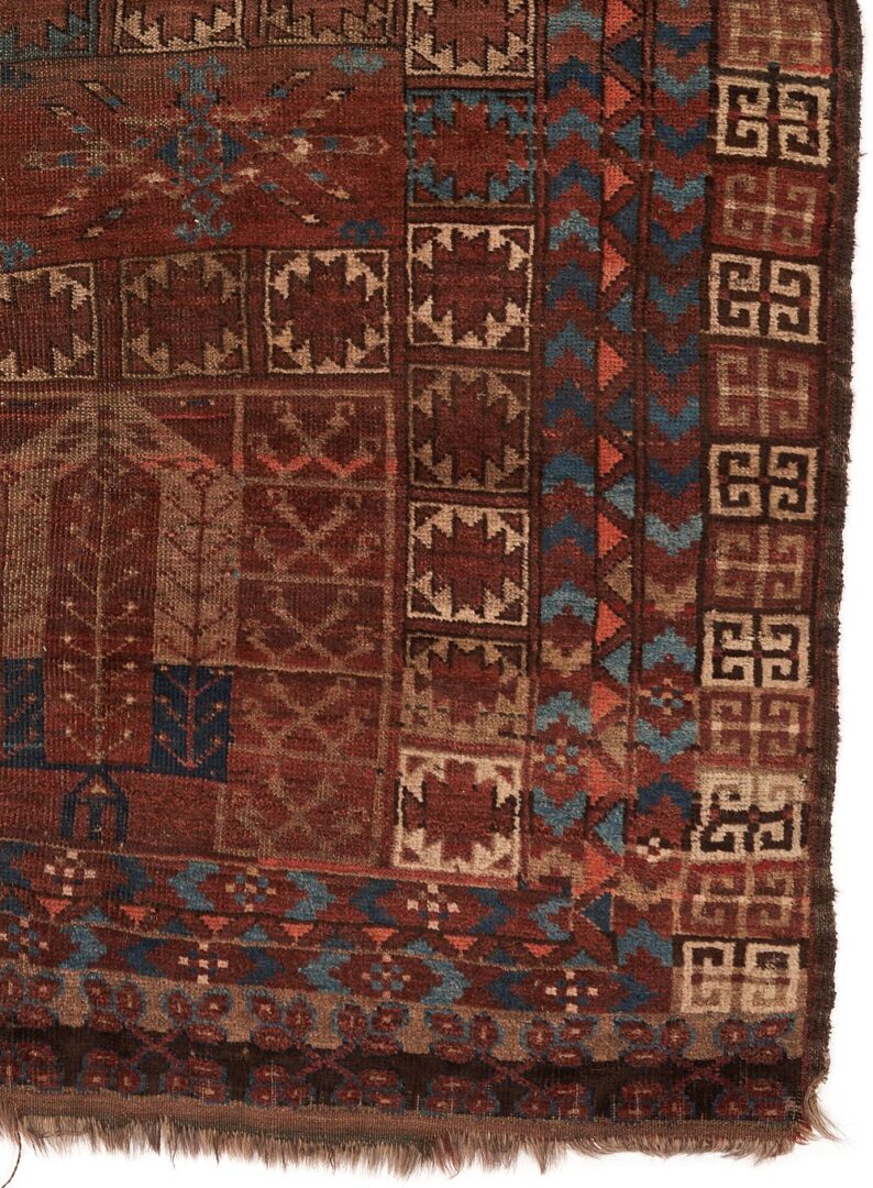 Lot 991: Antique Ersari Turkmen Ensi Rug