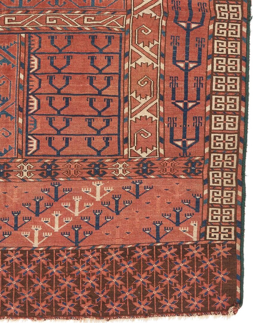 Lot 992: Antique Turkmen Tekke Ensi Rug