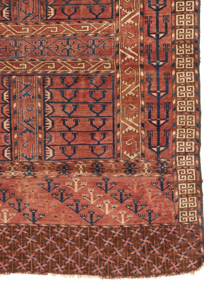 Lot 992: Antique Turkmen Tekke Ensi Rug