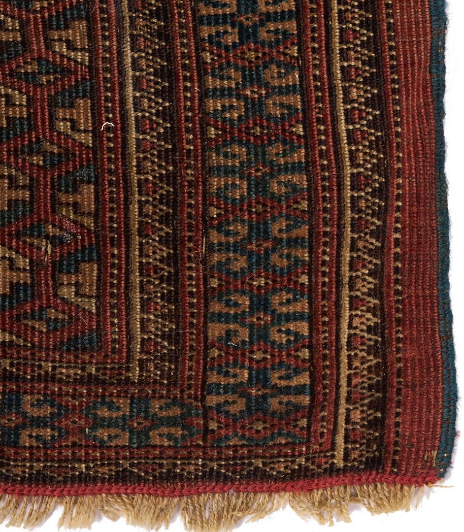 Lot 993: Antique Youmud or Yomut Turkmen Prayer Rug