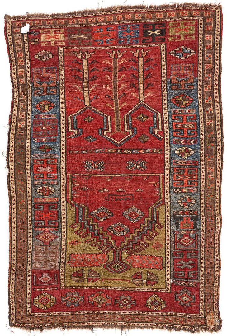 Lot 994: Antique Turkish Ladik Prayer Rug