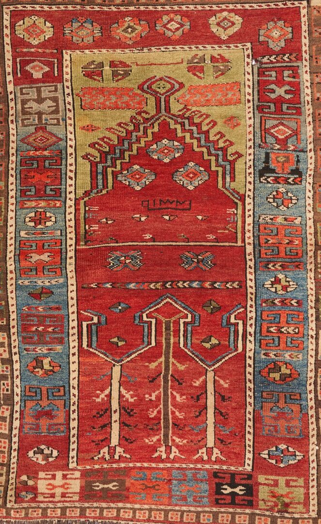 Lot 994: Antique Turkish Ladik Prayer Rug