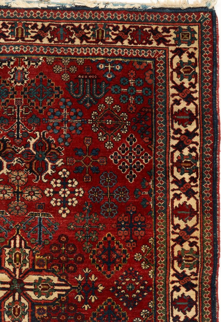 Lot 995: Persian Joshaghan Area Rug, 4' 11" x 3' 7"