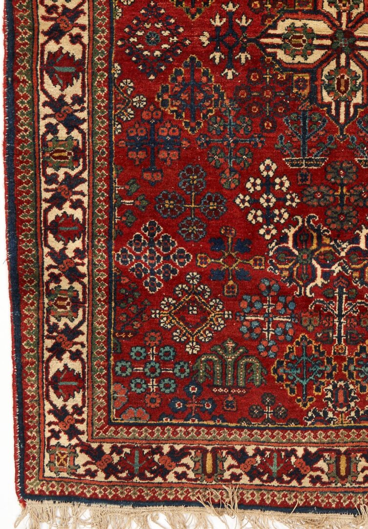 Lot 995: Persian Joshaghan Area Rug, 4' 11" x 3' 7"