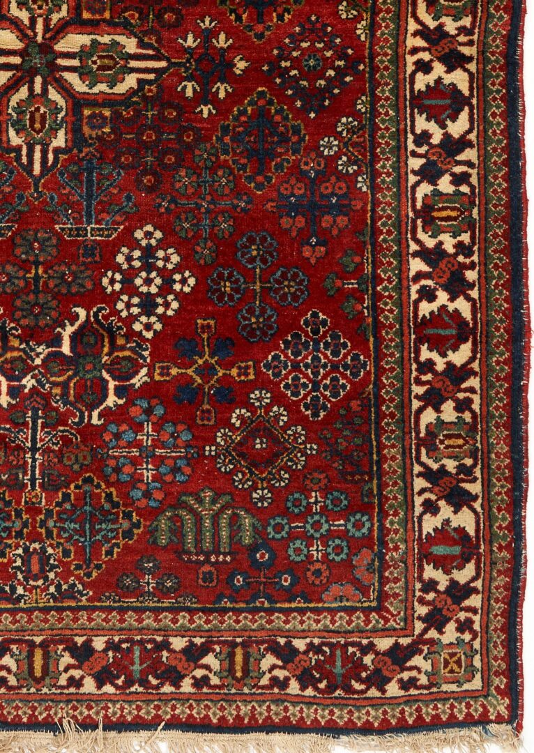 Lot 995: Persian Joshaghan Area Rug, 4' 11" x 3' 7"