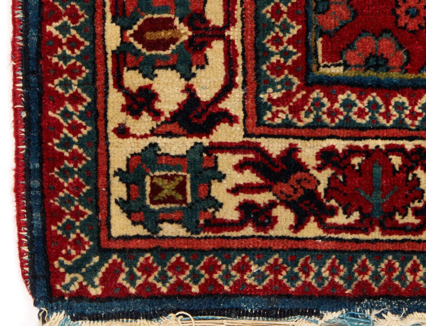 Lot 995: Persian Joshaghan Area Rug, 4' 11" x 3' 7"