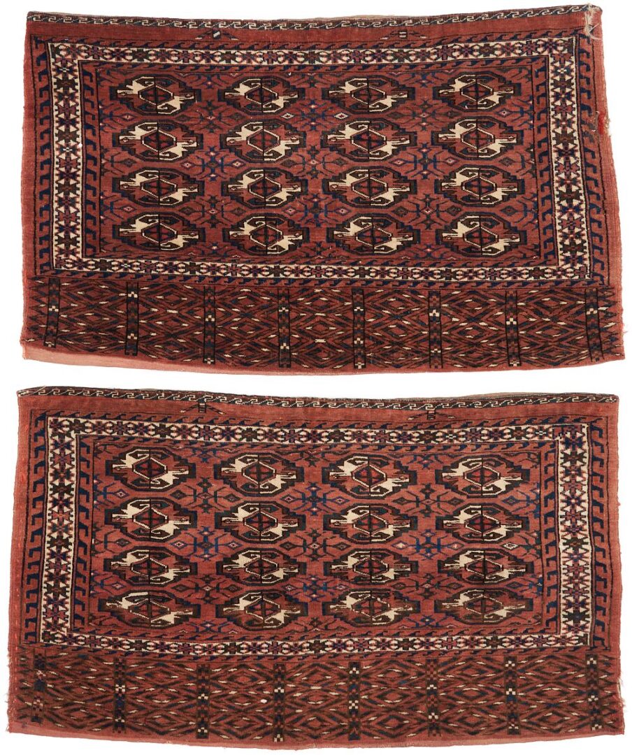 Lot 996: Pr. Matched Yomud or Yomut Turkmen Tent Bags