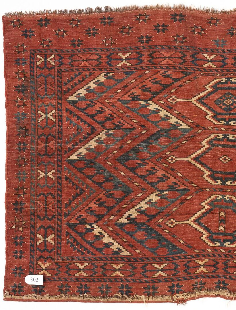 Lot 997: Antique Ersari Chuval Turkestan Rug, 5'ÃÂ 3"ÃÂ x 3'ÃÂ 6"