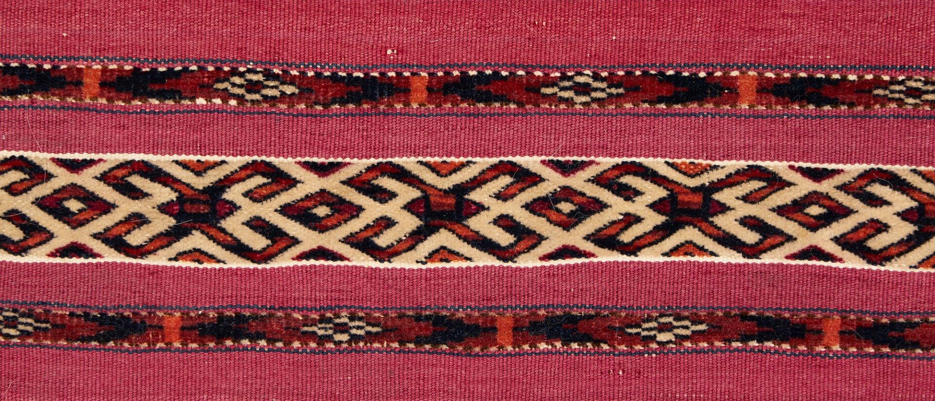 Lot 998: Tekke Ak Chuval Rug