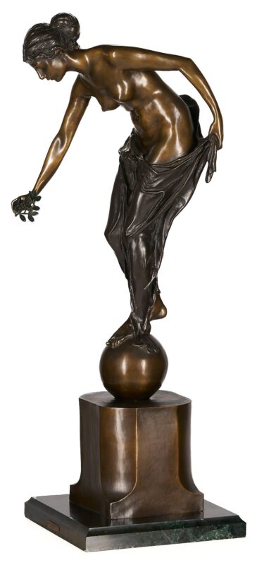 Lot 99: Ernst Wenck Bronze, Goddess of Peace