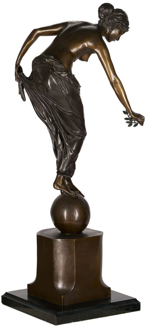 Lot 99: Ernst Wenck Bronze, Goddess of Peace