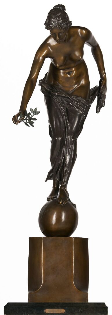 Lot 99: Ernst Wenck Bronze, Goddess of Peace