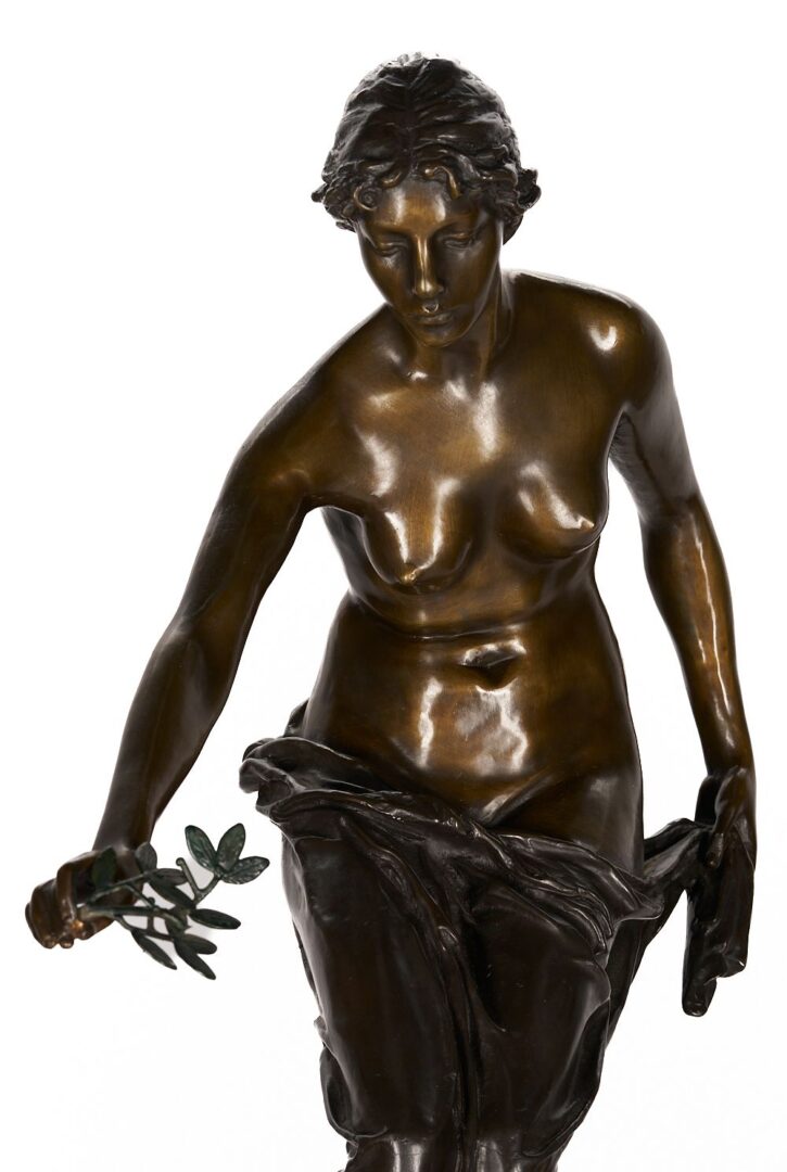 Lot 99: Ernst Wenck Bronze, Goddess of Peace