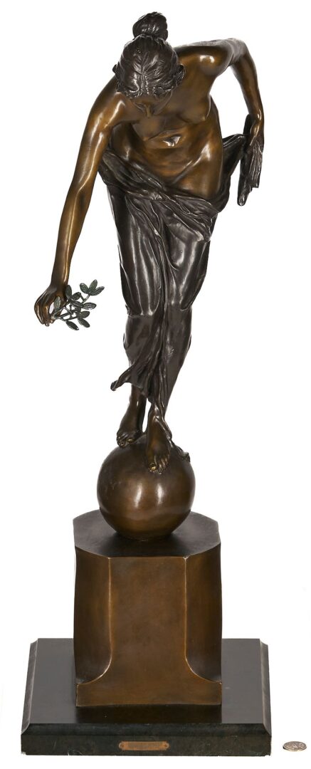 Lot 99: Ernst Wenck Bronze, Goddess of Peace