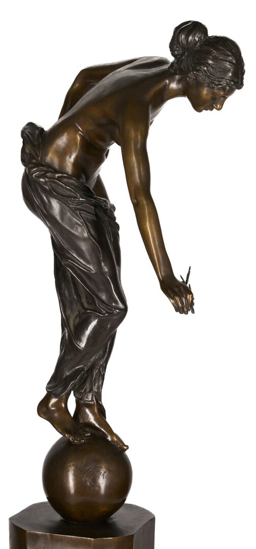 Lot 99: Ernst Wenck Bronze, Goddess of Peace