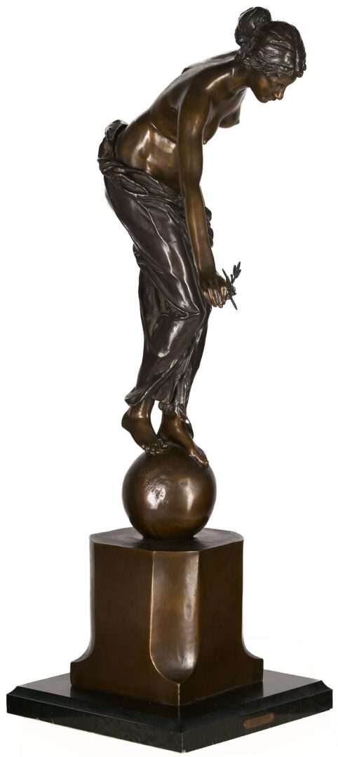 Lot 99: Ernst Wenck Bronze, Goddess of Peace